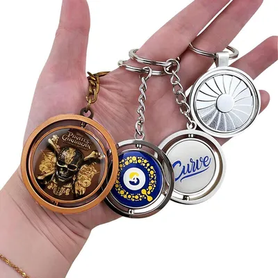 China-Wholesale-Customized-Logo-Metal-Rotate-Spin-Key-Chain-for-Souvenir-Gift