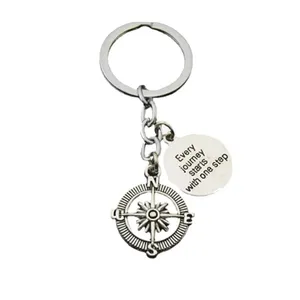 Minimalist-Stainless-Steel-Compass-Keychain-Fashionable-Office-Jewelry-Travel-Inspired-Motivational-Quote-Engraved-for-Work